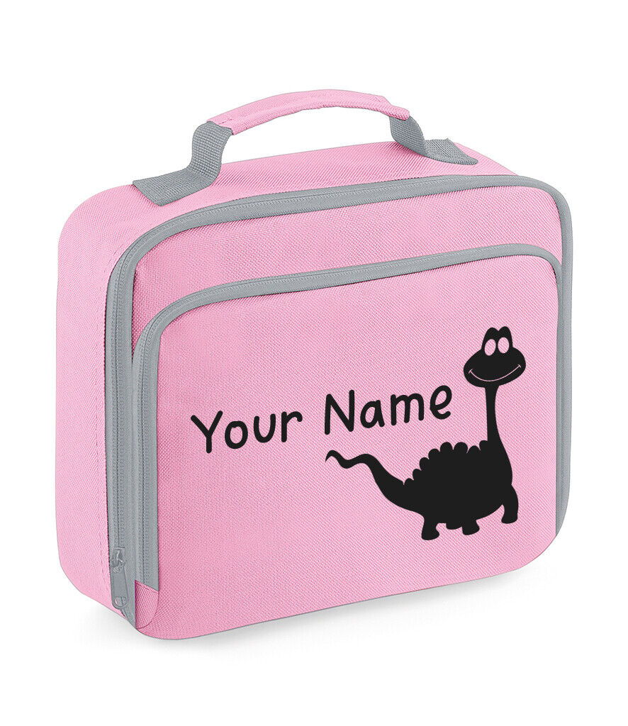 Personalised Lunch Bag Boys Dinosaur School Insulated Childrens Snack Box Gift