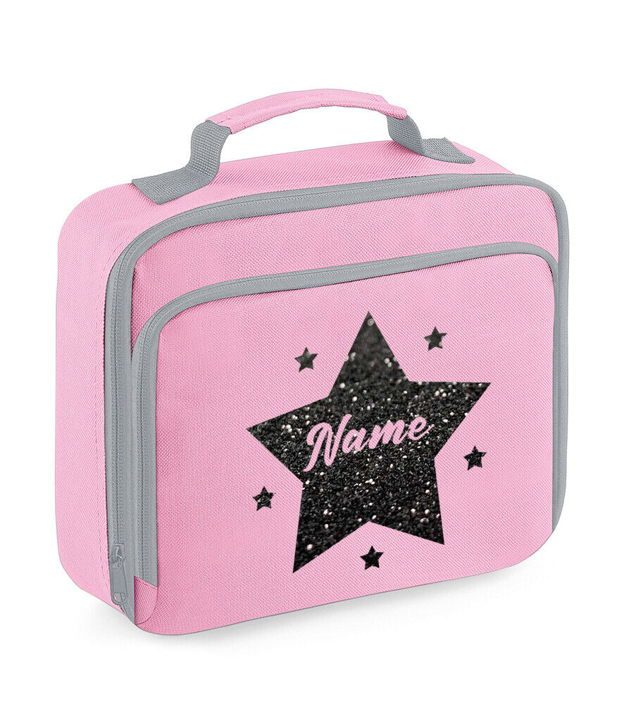 Personalised School Lunch Bag Insulated Snack Box Childrens Star Boys Girls Gift