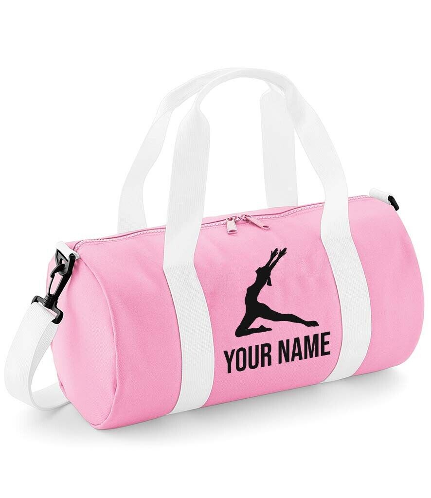 Personalised Girls Gymnastics Dance Ballet Uniform School Gym Kit Kids Bag Gift