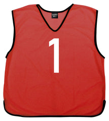 Personalised Custom Front and Back Numbered Football Training Bibs