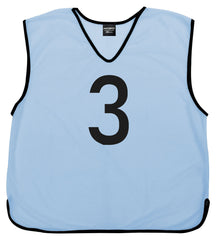 Personalised Custom Front and Back Numbered Football Training Bibs