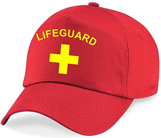 LIFEGUARD Printed Baseball Cap Hat Funny Fancy Dress Costume Outfit