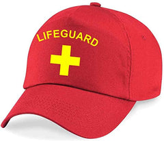 LIFEGUARD Printed Baseball Cap Hat Funny Fancy Dress Costume Outfit