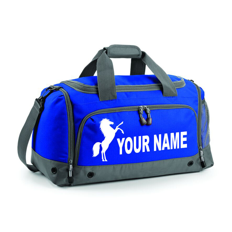 Personalised Sports Horse Jumping Riding Training Holdall Equestrian Kit Bag