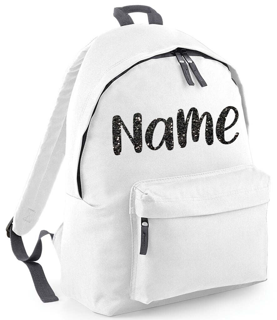 Personalised School Backpack Bag Kids Any Name Text Girls Boys Rucksack PE Kit