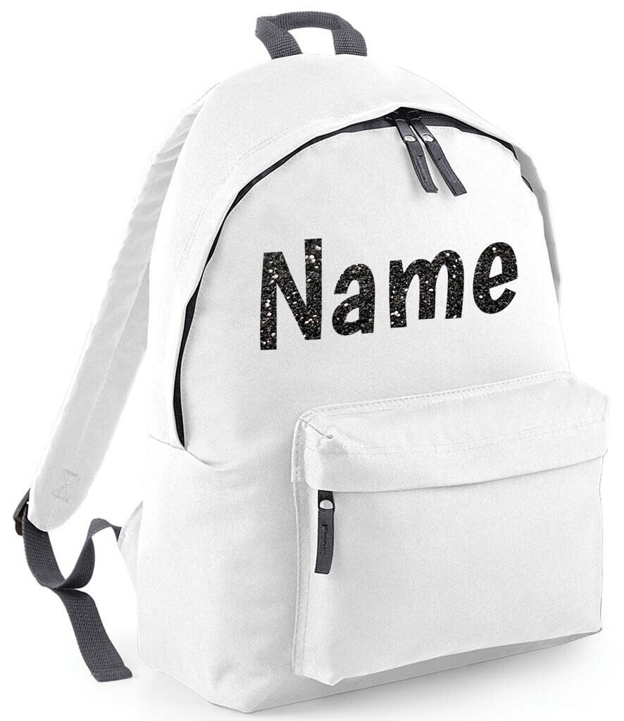 Personalised School Backpack Bag Kids Any Name Text Girls Boys Rucksack PE Kit