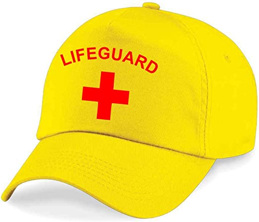 LIFEGUARD Printed Baseball Cap Hat Funny Fancy Dress Costume Outfit