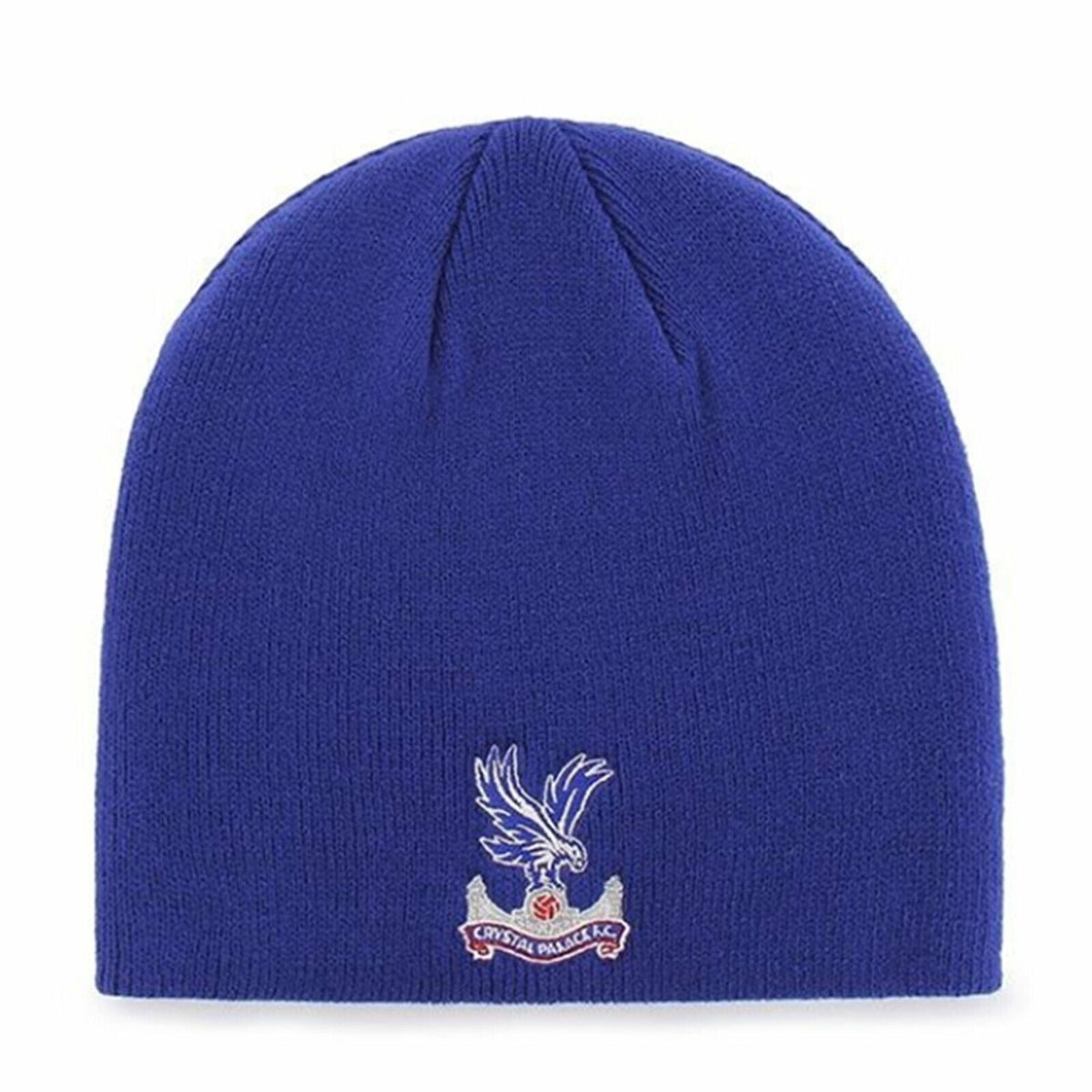 47 BRAND CRYSTAL PALACE KNITTED BEANIE HAT ROYAL BLUE